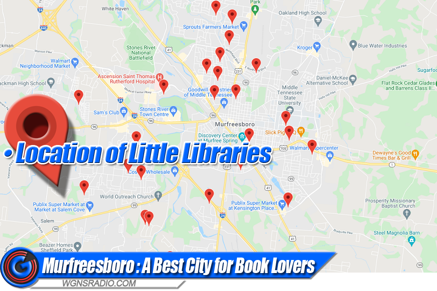 Murfreesboro Is On The List Of Great Cities For Book Lovers Wgns Radio