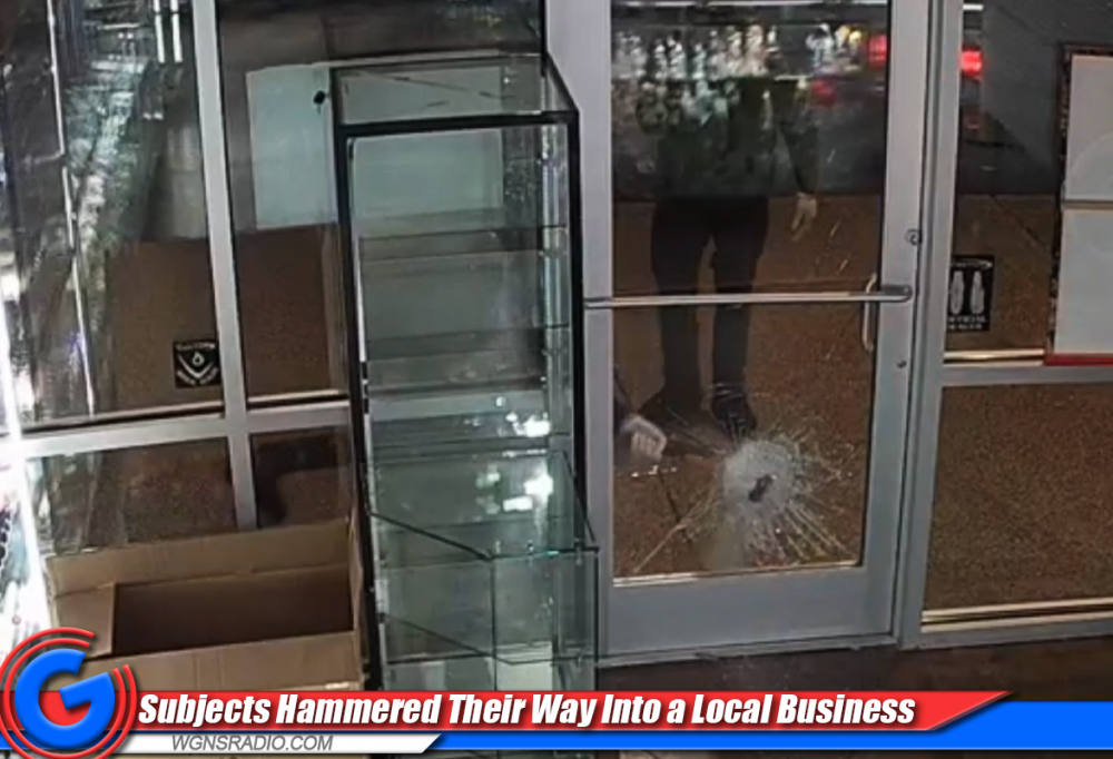 Subjects Hammered Their Way Into a Local Business (See Video) - WGNS Radio