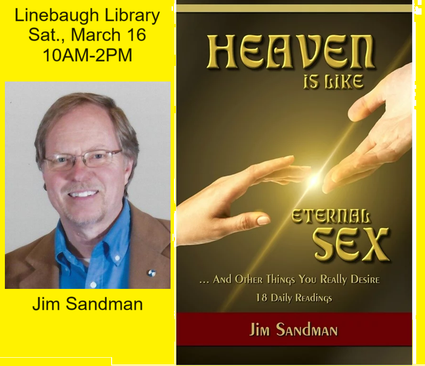 Local Author Jim Sandman Speaks at Linebaugh Library