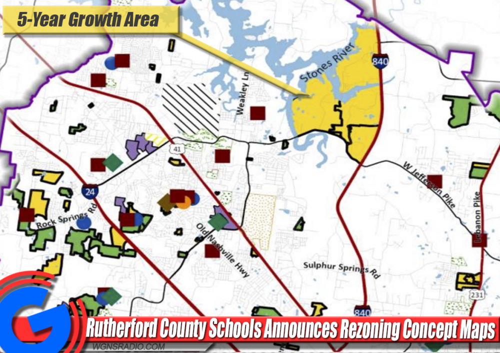 UPDATE Rutherford County Schools Announces Rezoning Concept Maps