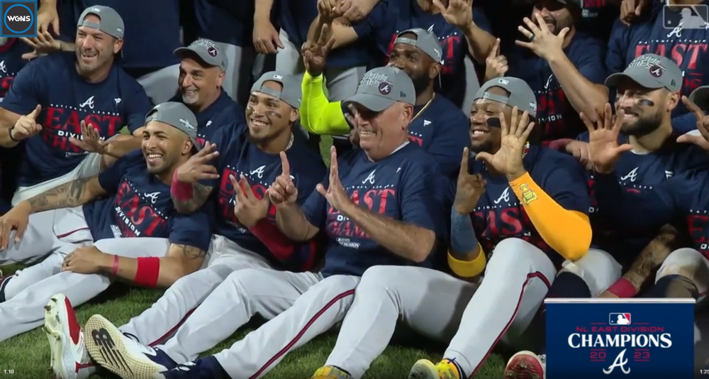 Atlanta Braves clinch 6th-straight NL East Title! Reaction 