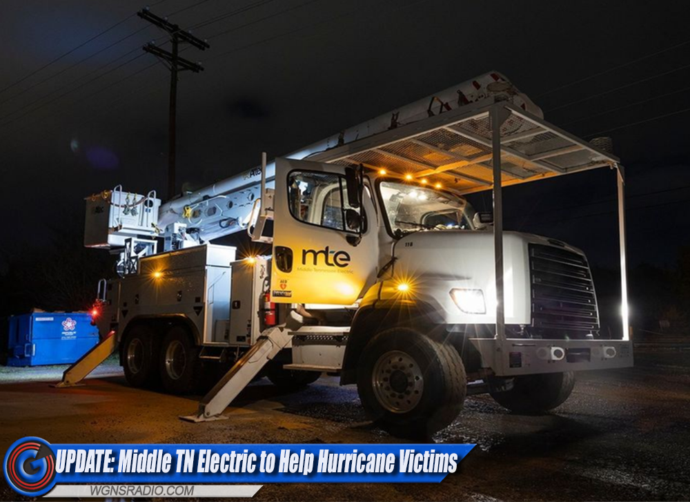Middle Tennessee Electric Crews Head Into South Carolina as Hurricane Ian Wreaks Havoc