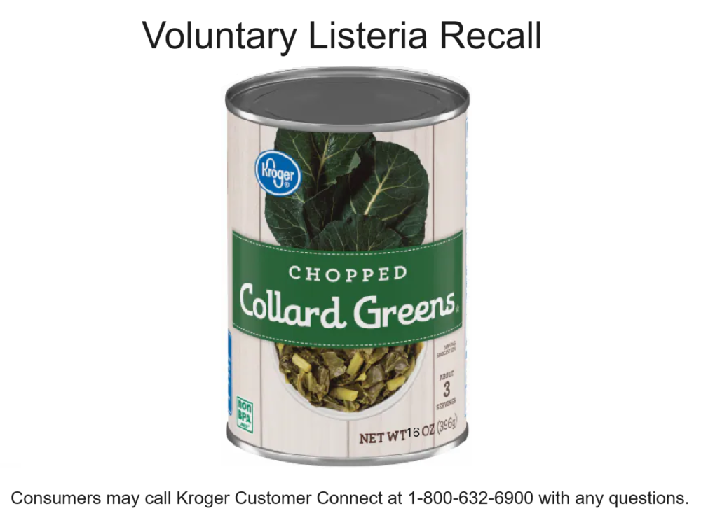 LISTERIA DETECTION LEADS TO COLLARD GREENS RECALL WGNS Radio