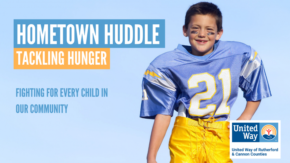 Over 31,000 Items Collected and Distributed to Local Children Experiencing Food Insecurity During United Way's Hometown Huddle - WGNS Radio