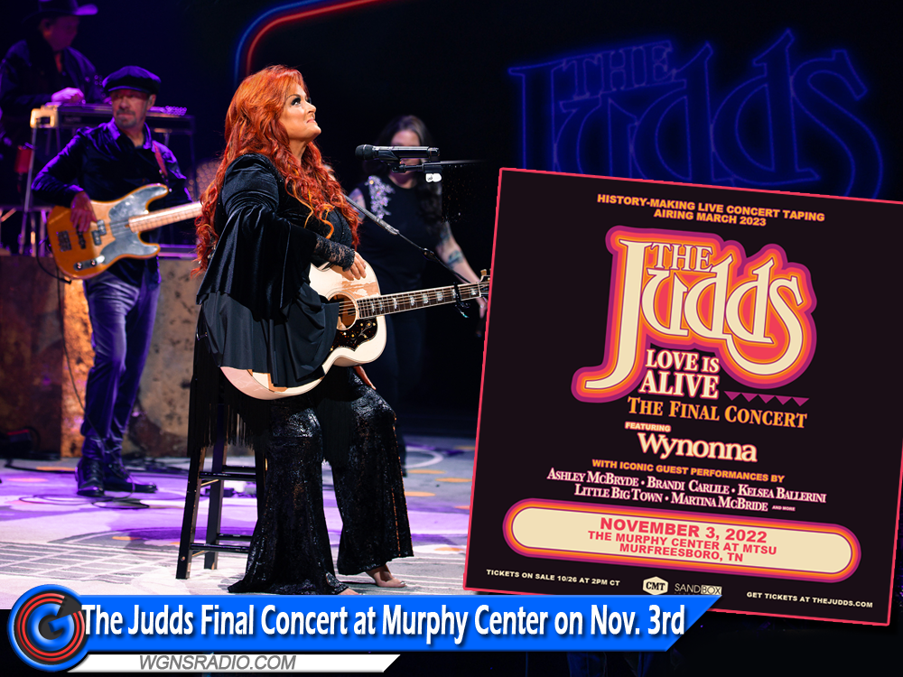 The Judds Final Concert at Murphy Center Announcement WGNS Radio