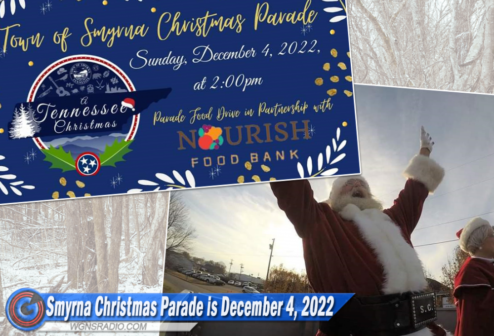 Town of Smyrna Christmas Parade on December 4th WGNS Radio