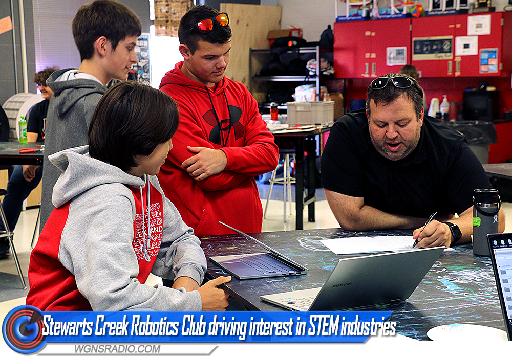 Stewarts Creek Robotics Membership driving curiosity in STEM industries