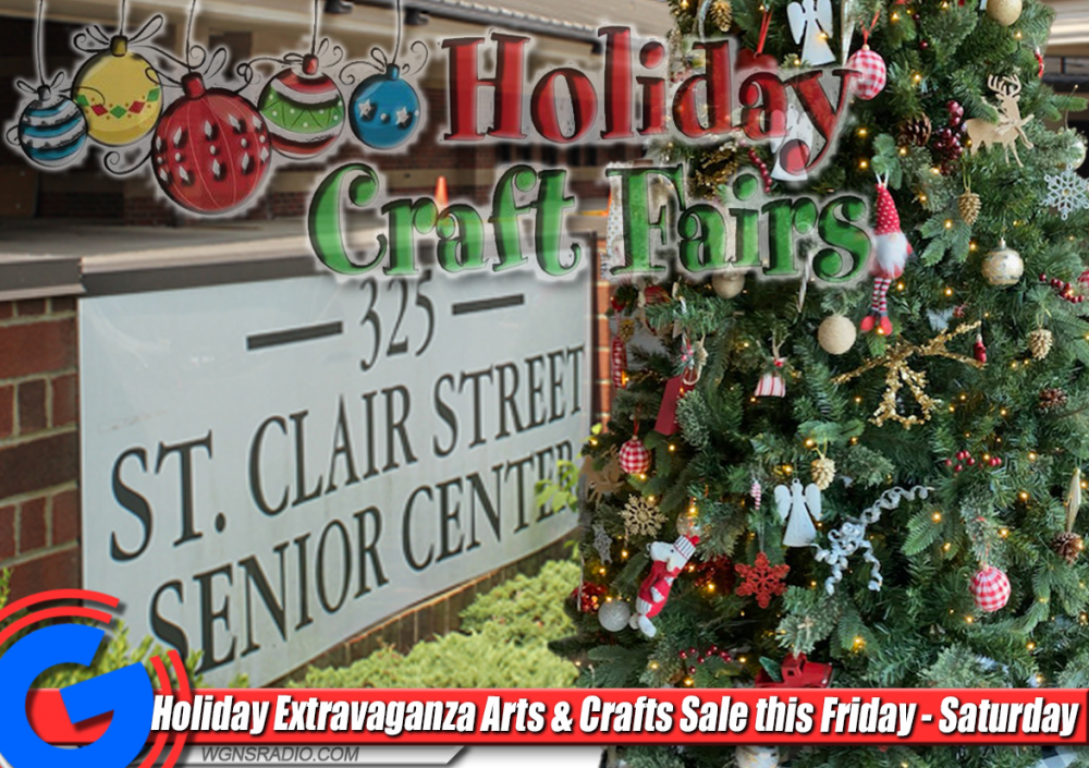 Holiday Extravaganza Arts & Crafts Sale this Friday-Saturday at Senior Center