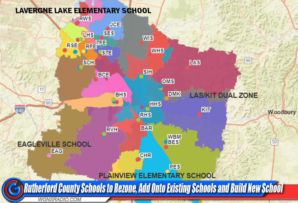 Rutherford County Schools to Completely Rezone While Also Planning to