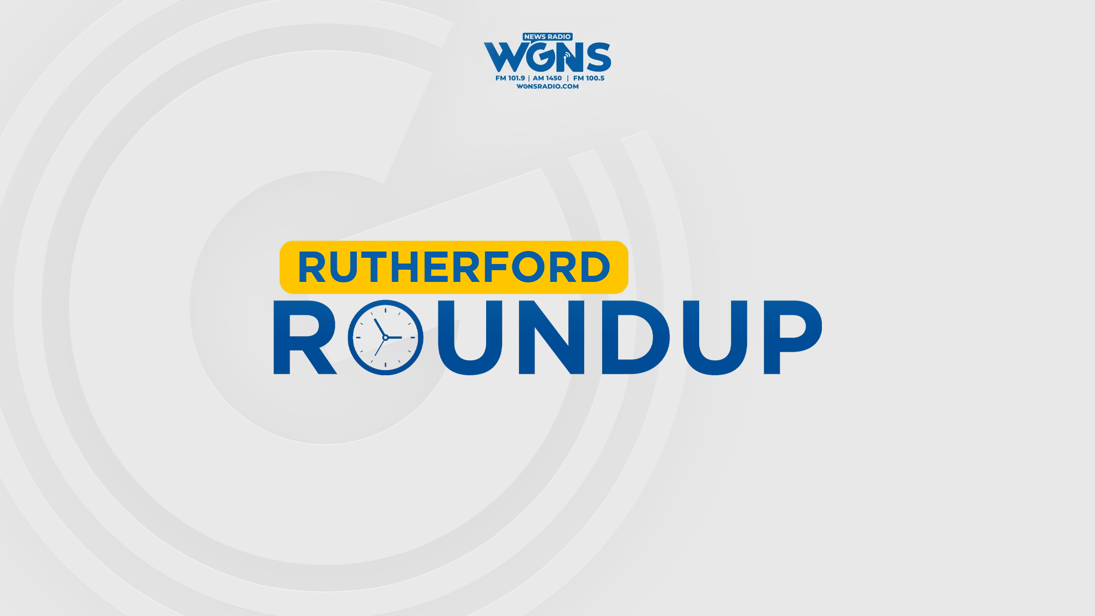 Rutherford Roundup News Podcast