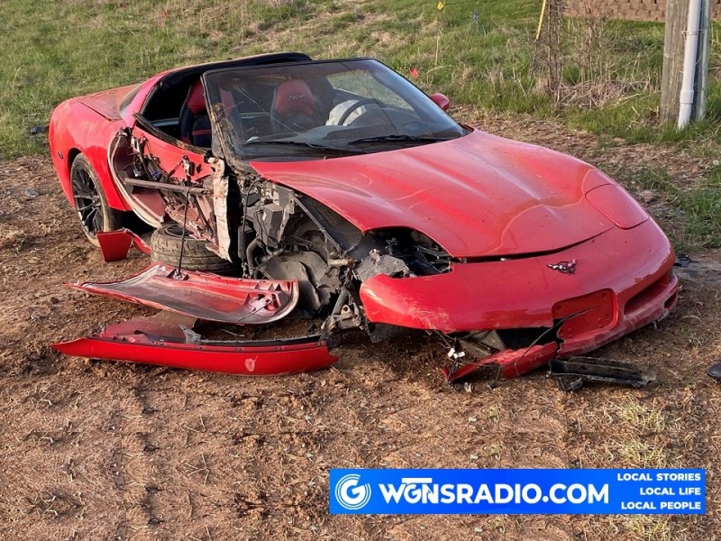 Sunday Afternoon Corvette Crash In Smyrna - WGNS Radio